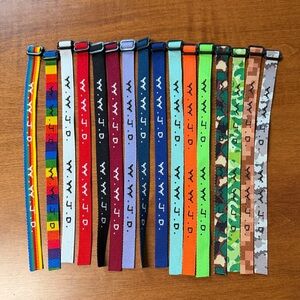 Colorful W.W.J.D Bracelet Set of 16